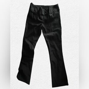 Y2K Dress Pants Black Stretch Sensational Juniors Size 11